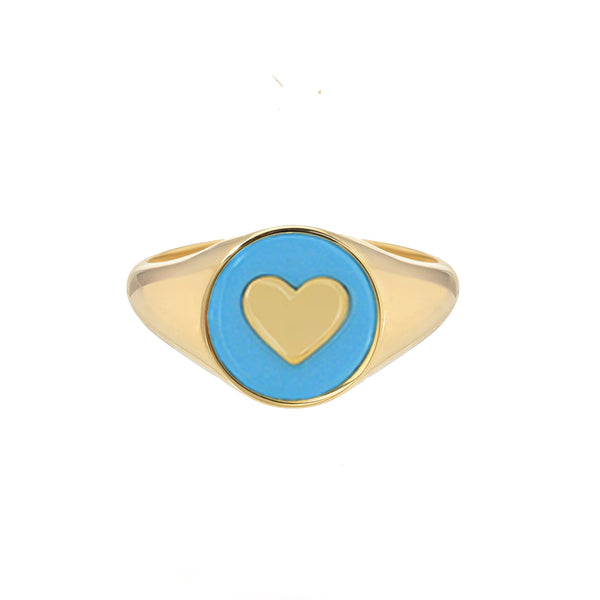 Kenzi Heart Signet Ring